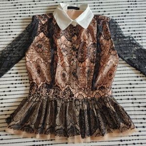 Vintage Look Lace Top